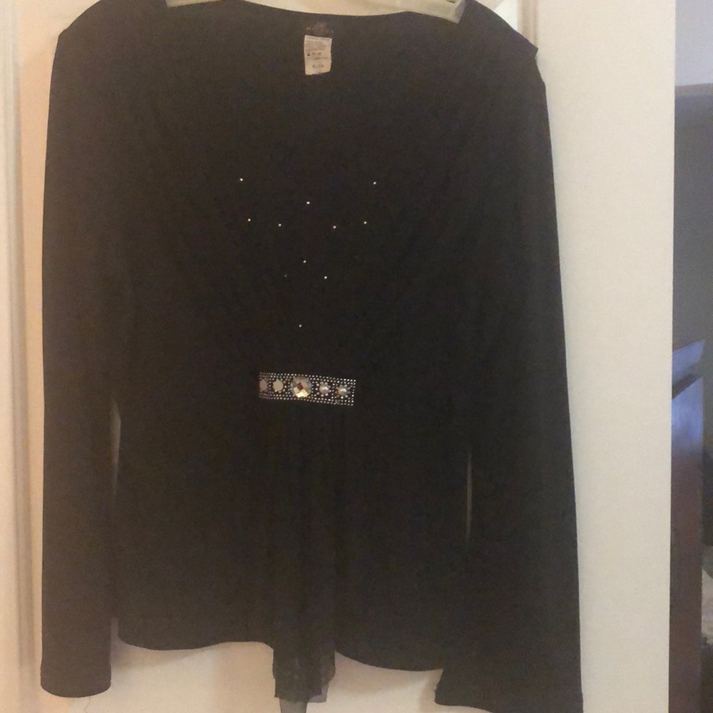 Black dress top